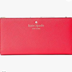 Kate Spade Mikas Pond Stacy Wallet Leather-Red